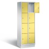 Metal locker with 8 compartments - narrow model (Polar)
